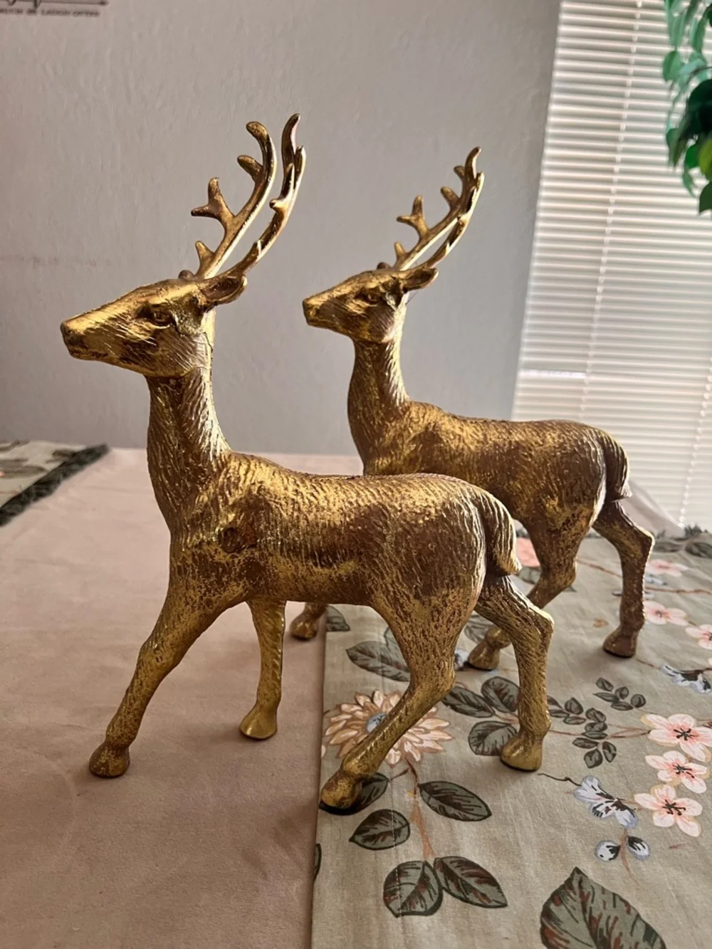 Target Gold Metallic Reindeer Holiday Figurines
